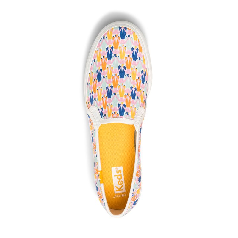 Slip On Mujer Double Decker Rainbow