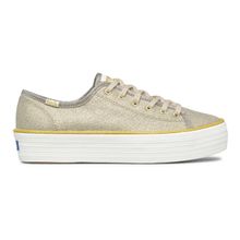 Zapatilla Triple Kick Plateada Keds