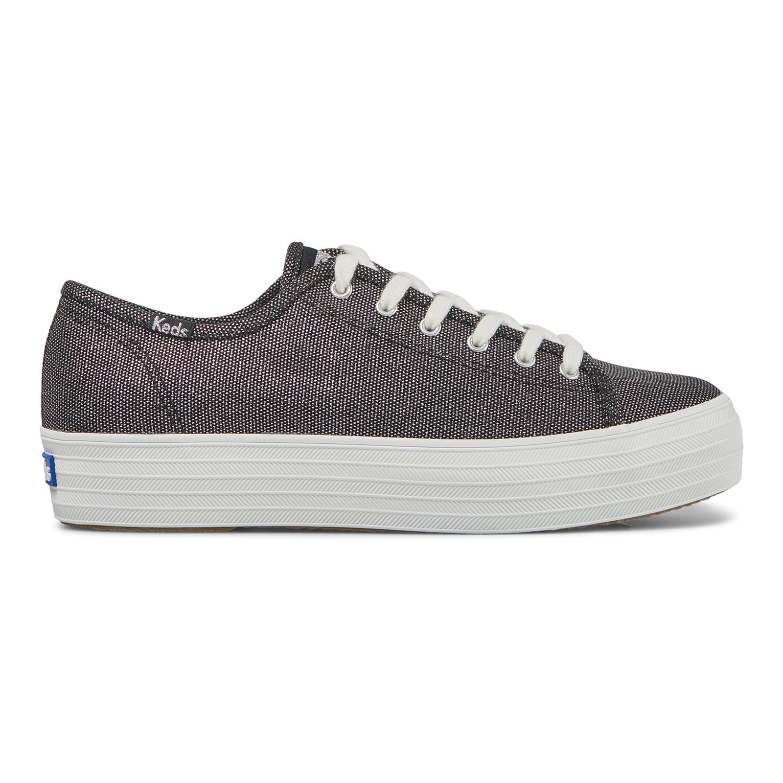 Zapatilla Mujer Triple Kick Plateada Keds