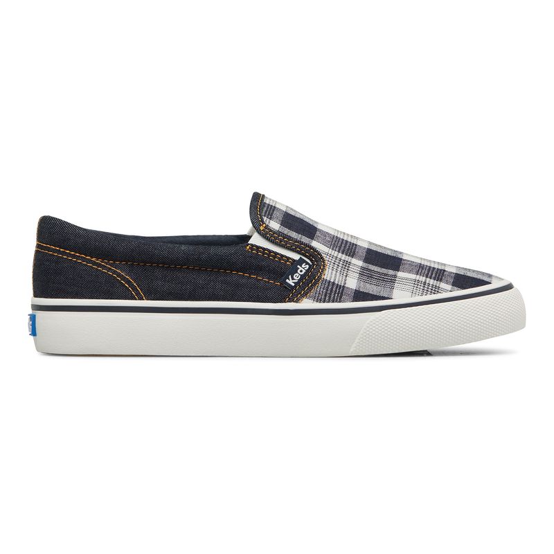 Keds Women's Jump Kick Slip Denim Sneaker - Cushioned Platform Sneaker With 1-Inch Lift - View #2