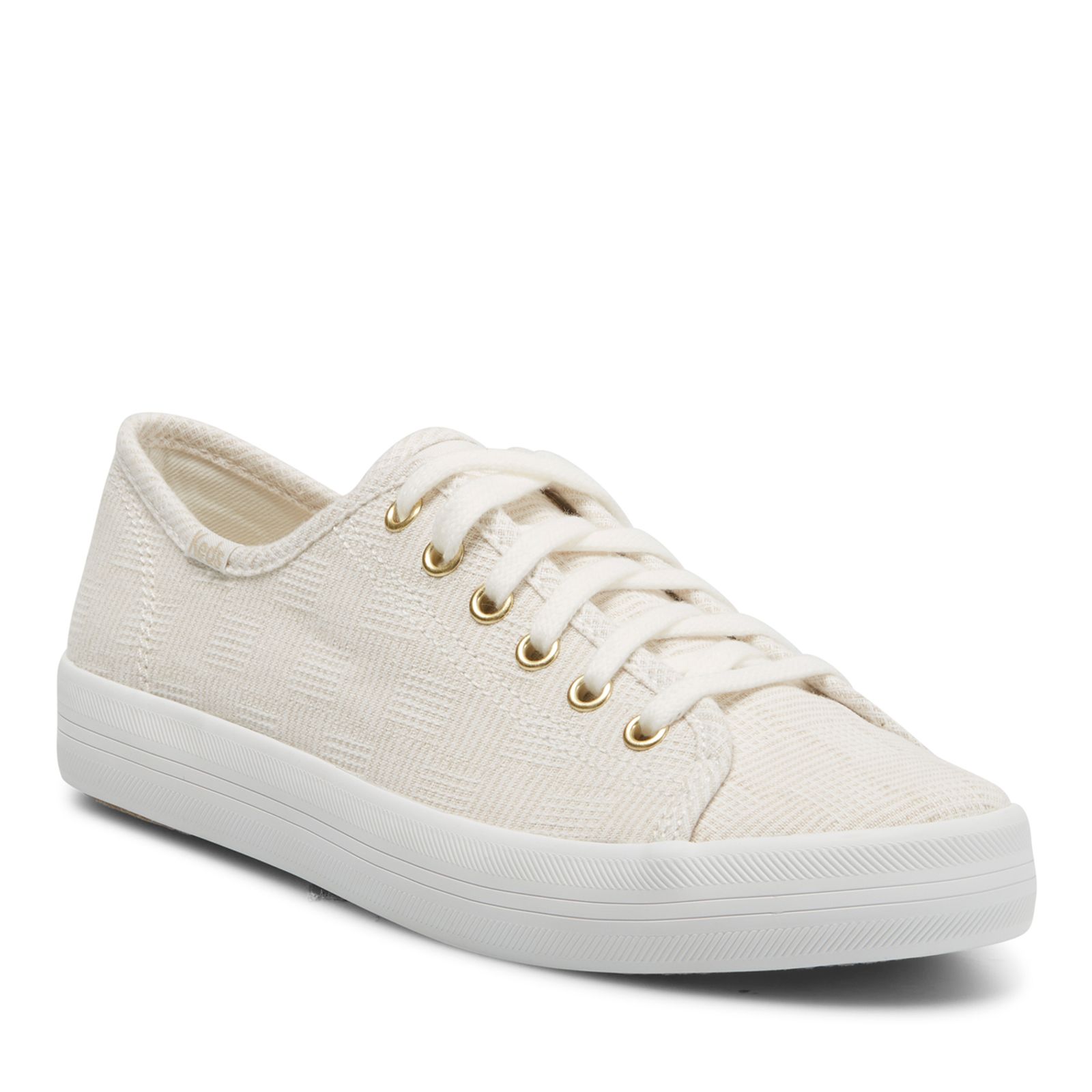 Zapatilla Mujer Kickstart Crosshatch Blanca Keds