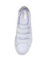 Zapatilla Jump Kick V Cuero Blanca Velcro