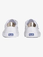 Zapatilla Jump Kick V Cuero Blanca Velcro
