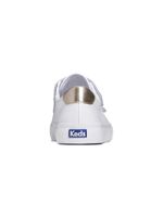 Zapatilla Jump Kick V Cuero Blanca Velcro