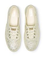Zapatilla Casual Triple CVO Glitter Blanca