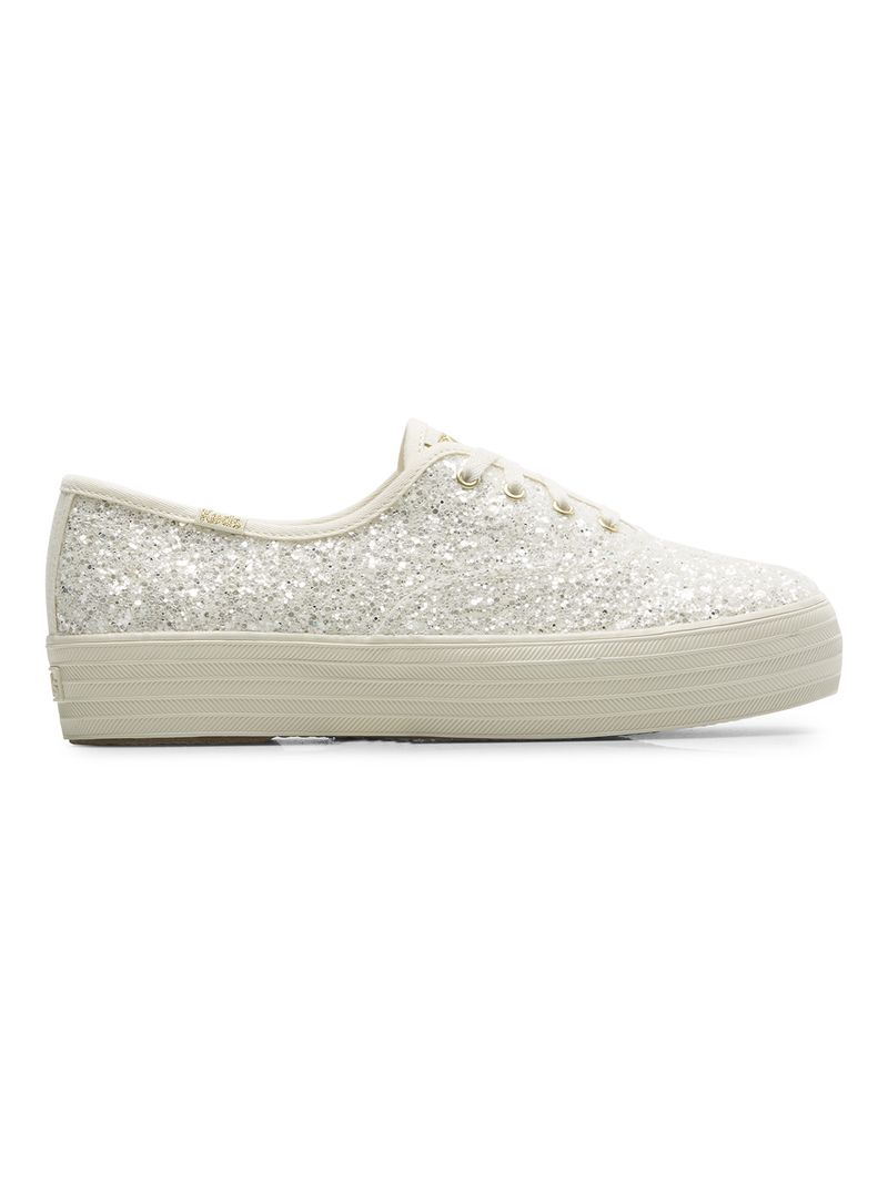 Tênis Keds Triple Up Glitter Infantil Feminino - Estilo E Conforto Pra Meninas