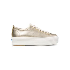 Zapatilla Triple Up Dorada Metallic Twill