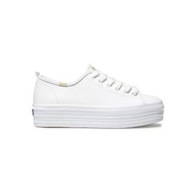 Zapatilla Triple Up Leather Blanca Keds