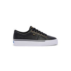 Zapatilla Mujer Cuero Jump Kick Duo Negra Keds