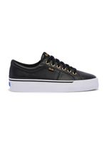 Zapatilla Mujer Cuero Jump Kick Duo Negra Keds
