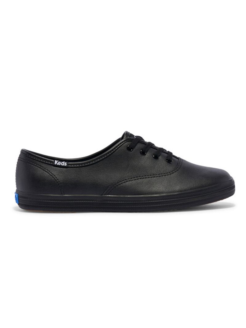 Zapatilla Champion Cuero Negra