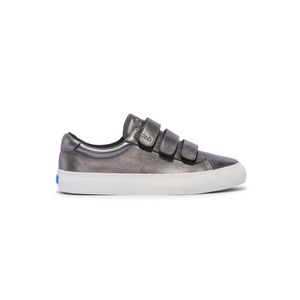 Zapatilla Jump Kick V Metallic Leather Gris