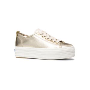 Zapatilla Triple Up Dorada Metallic Twill