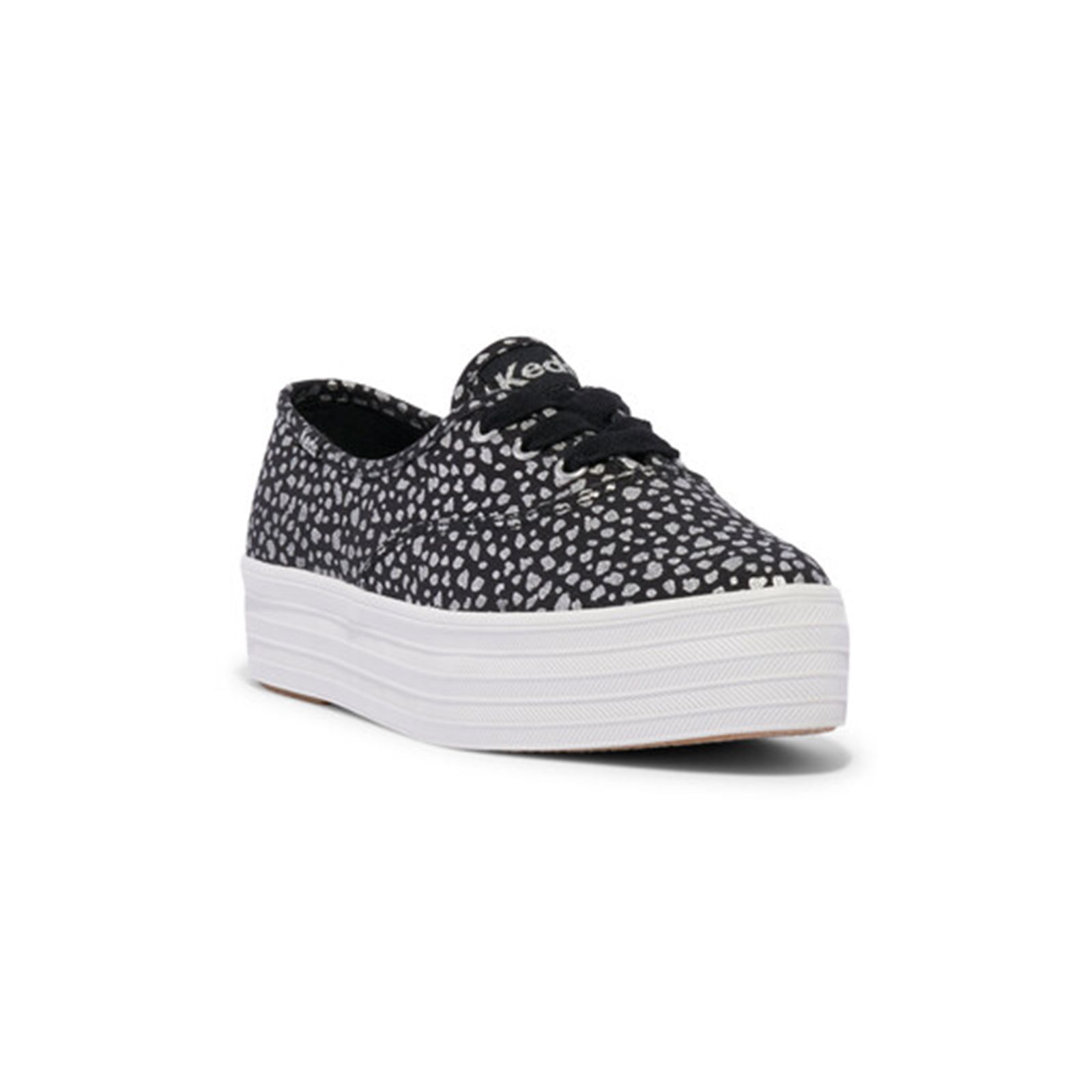 Zapatilla Pint Canvas Mini Dot Print Negro