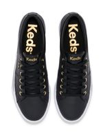 Zapatilla Mujer Cuero Jump Kick Duo Negra Keds