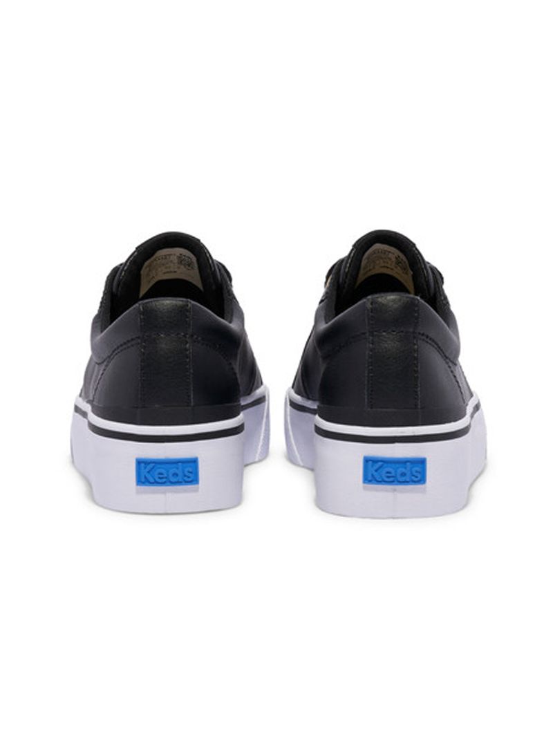 Zapatilla Mujer Cuero Jump Kick Duo Negra Keds