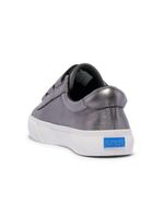 Zapatilla Jump Kick V Metallic Leather Gris