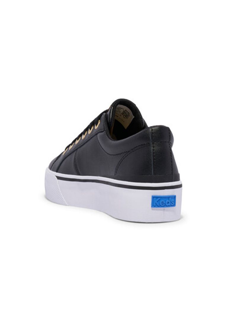 Zapatilla Mujer Cuero Jump Kick Duo Negra Keds
