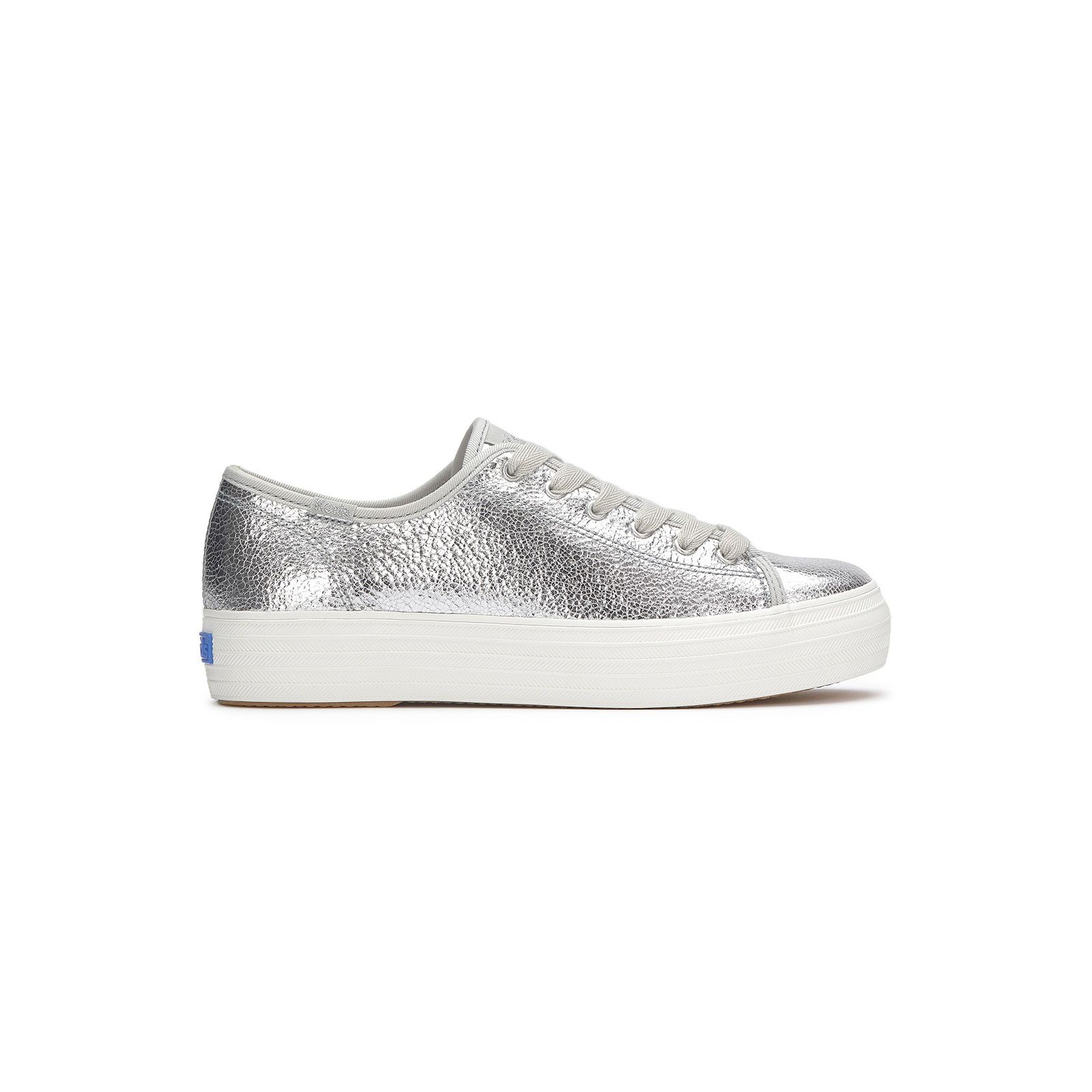 Zapatilla Triple Kick Cuero Metálica