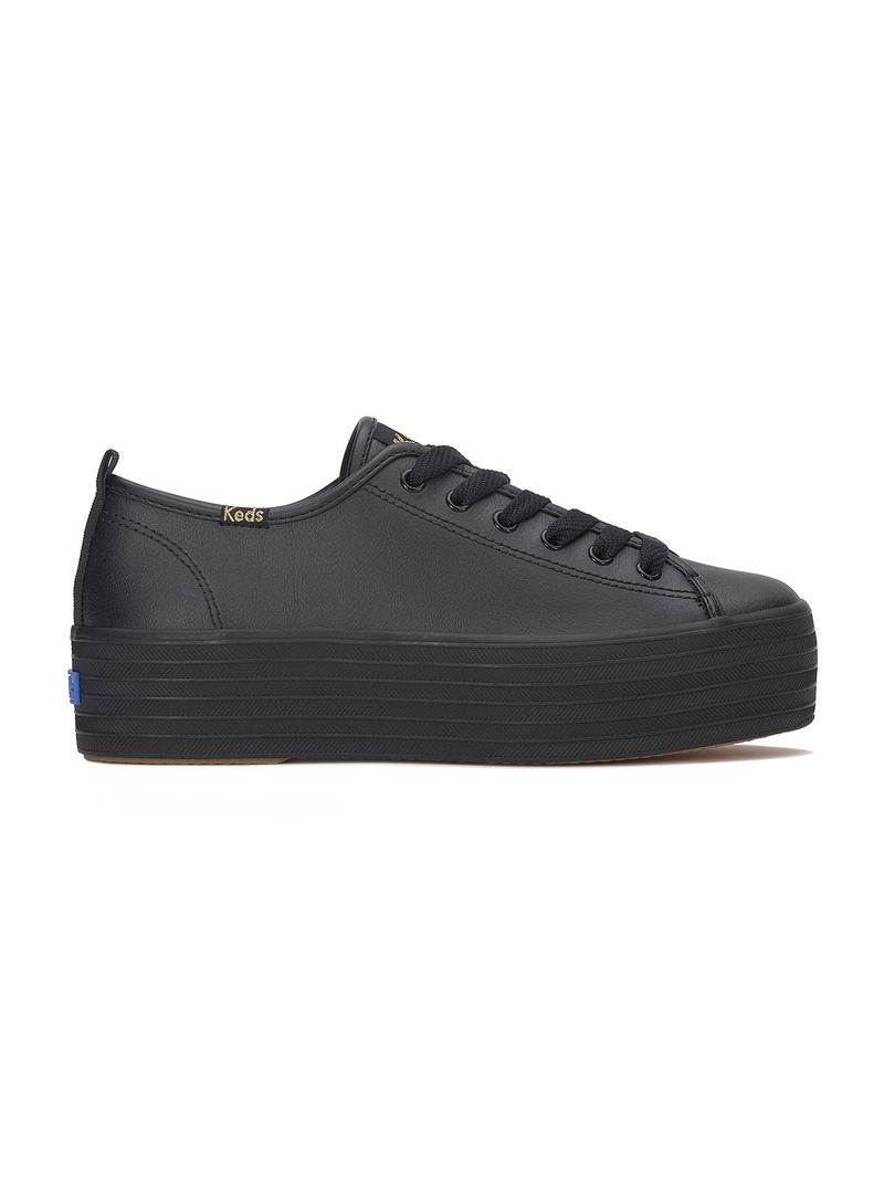 Zapatilla-triple-up-Cuero-Negra