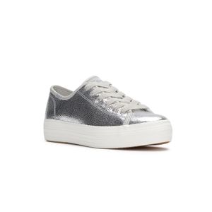 Zapatilla Triple Kick Cuero Metálica
