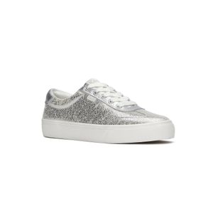 Zapatilla Jump Kick Cuero Plateado