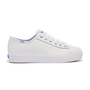 Zapatilla Triple Kick Leather Blanca Keds