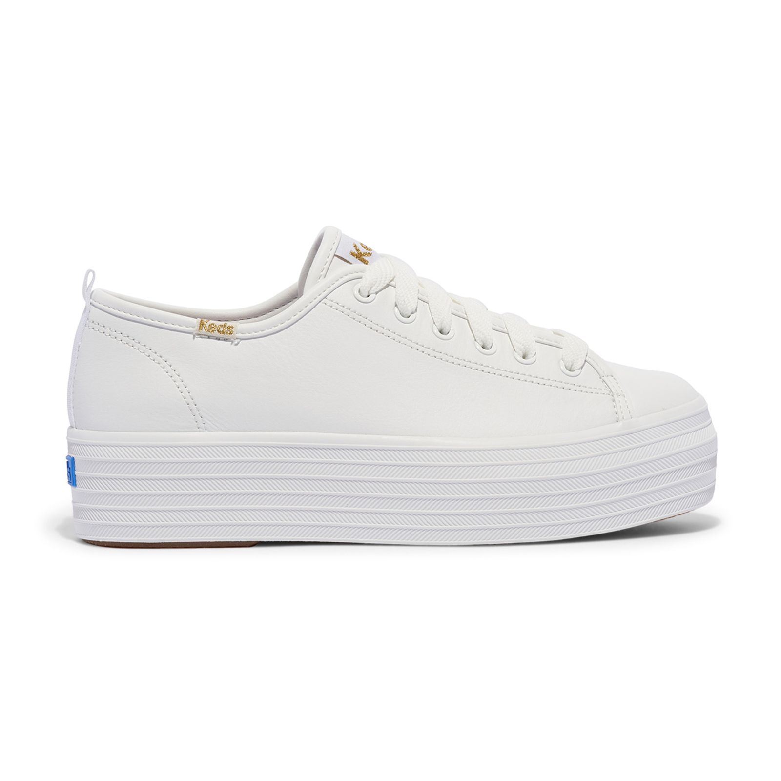 Zapatilla Triple Up Leather Blanca Keds