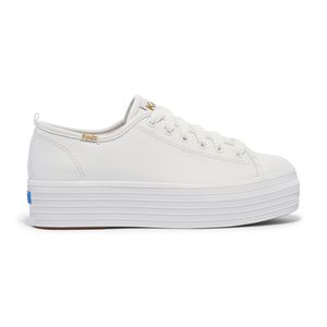 Zapatilla Triple Up Leather Blanca Keds