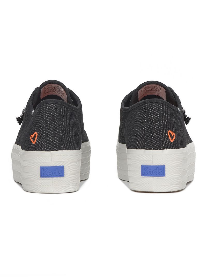 Zapatilla Triple Up Denim Negro