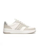 Zapatilla-Court-Cuero-Metalica-Beige