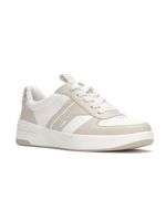 Zapatilla-Court-Cuero-Metalica-Beige