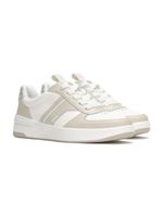 Zapatilla-Court-Cuero-Metalica-Beige