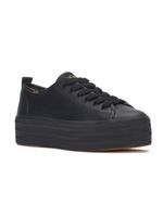 Zapatilla-triple-up-Cuero-Negra