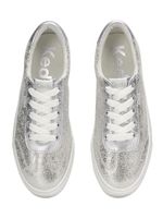 Zapatilla Jump Kick Cuero Plateado