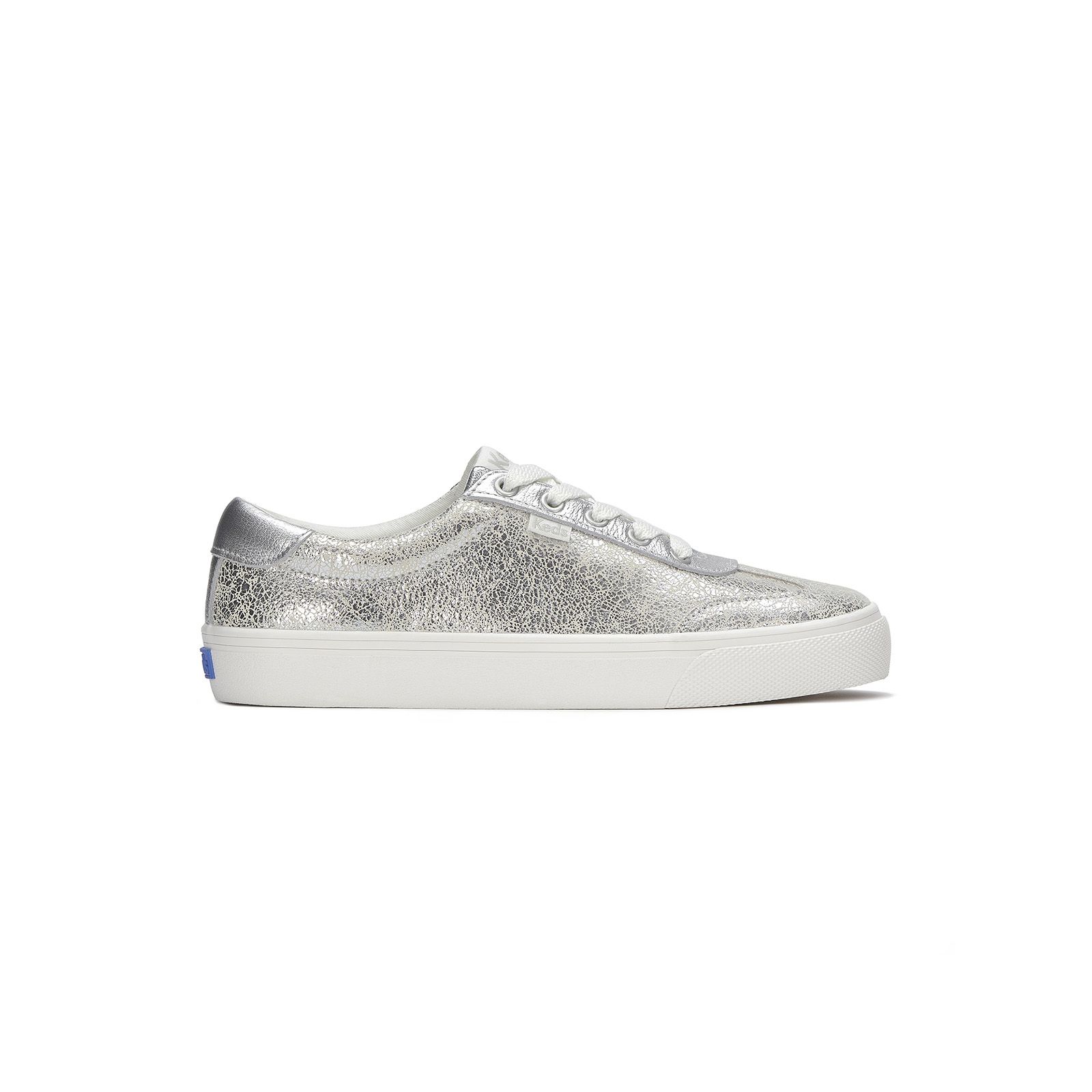 Zapatilla Jump Kick Cuero Plateado