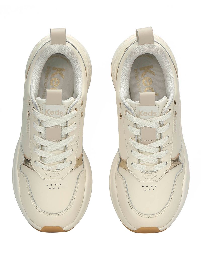 Zapatilla Comfort Cuero Blanca