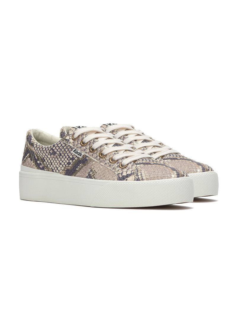 Zapatilla Jump Kick Duo Cuero Café