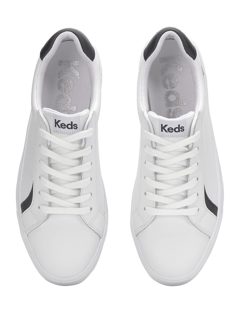 Zapatilla Pursuit Cuero Blanca