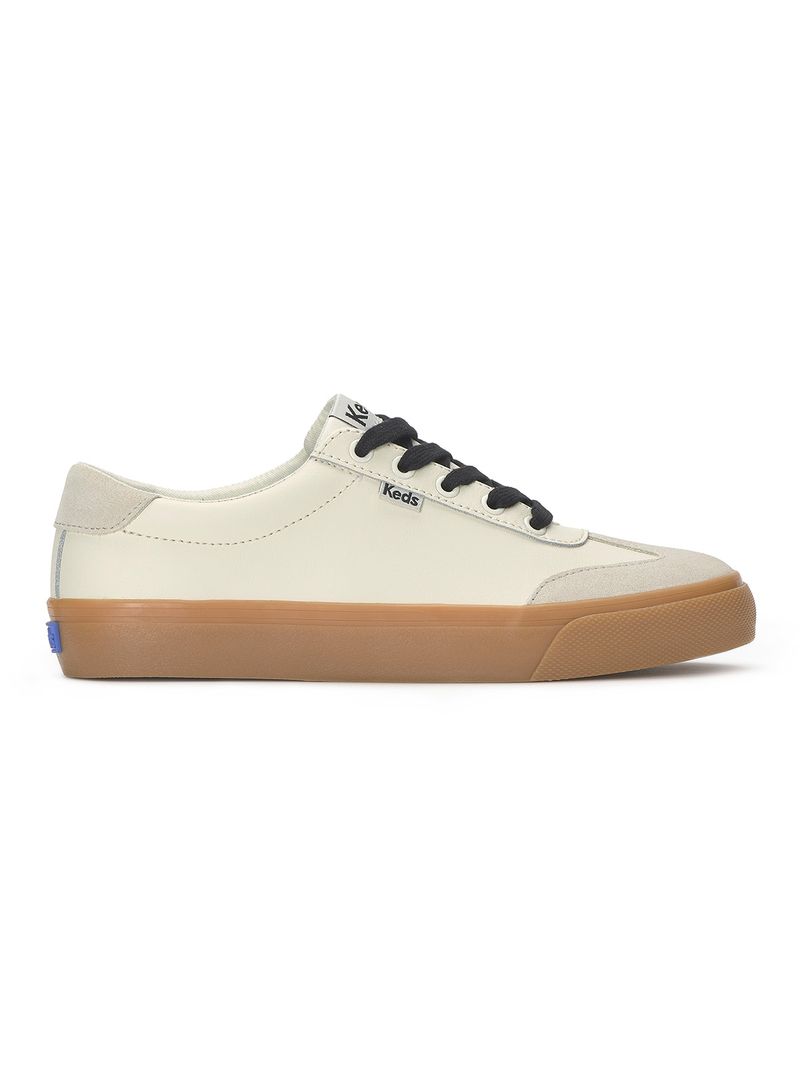 Zapatilla Jump Kick T-Toe Lthr/Gamuza Beige