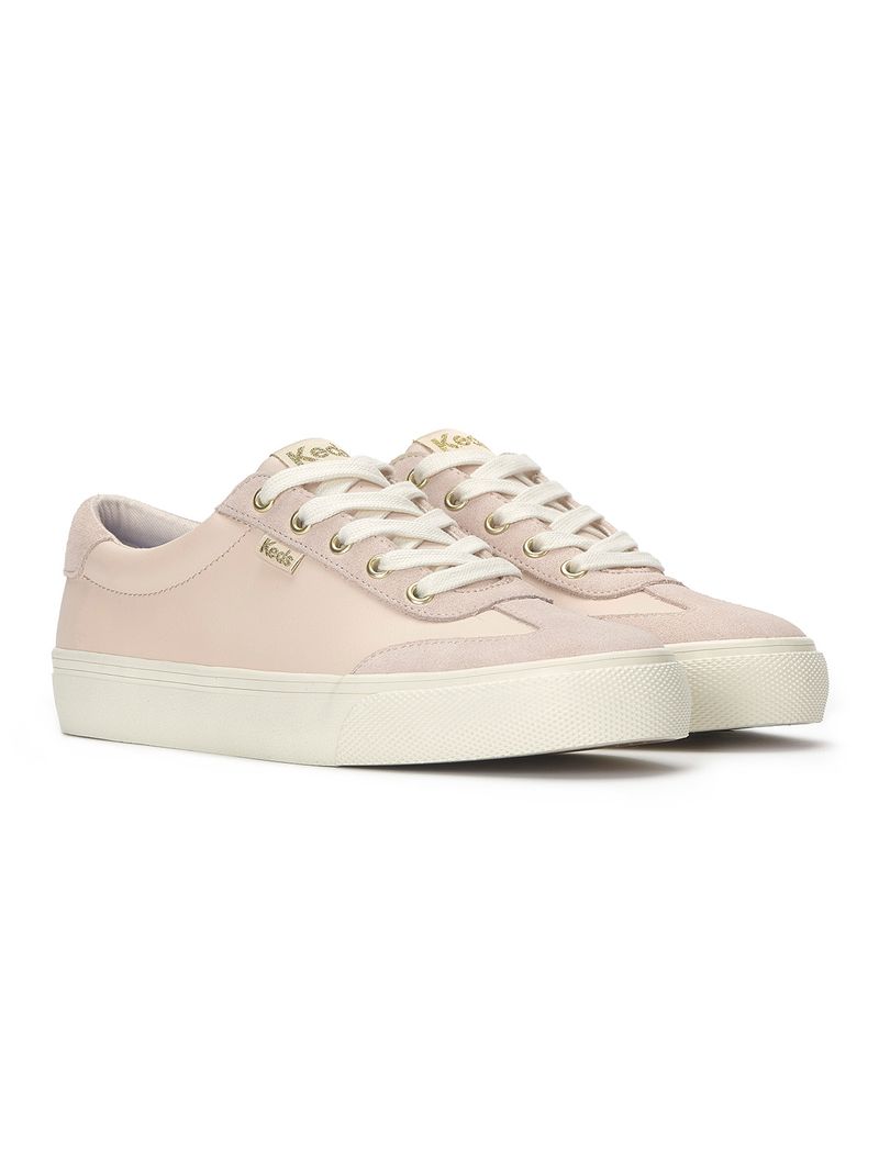Zapatilla Jump Kick T-Toe Lthr/Gamuza Beige-Keds Chile - Keds Chile
