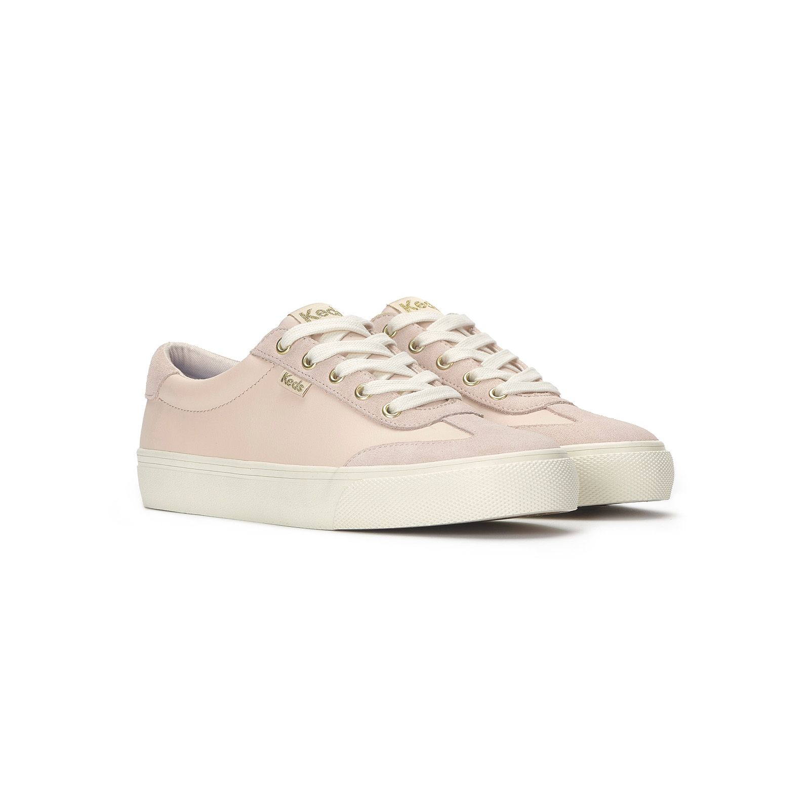 Zapatilla Jump Kick T-Toe Lthr/Gamuza Beige