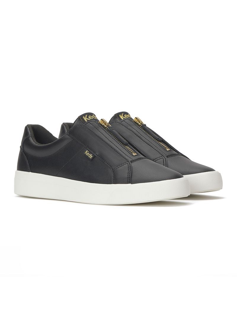 Zapatilla Pursuit Zip Lthr Negra