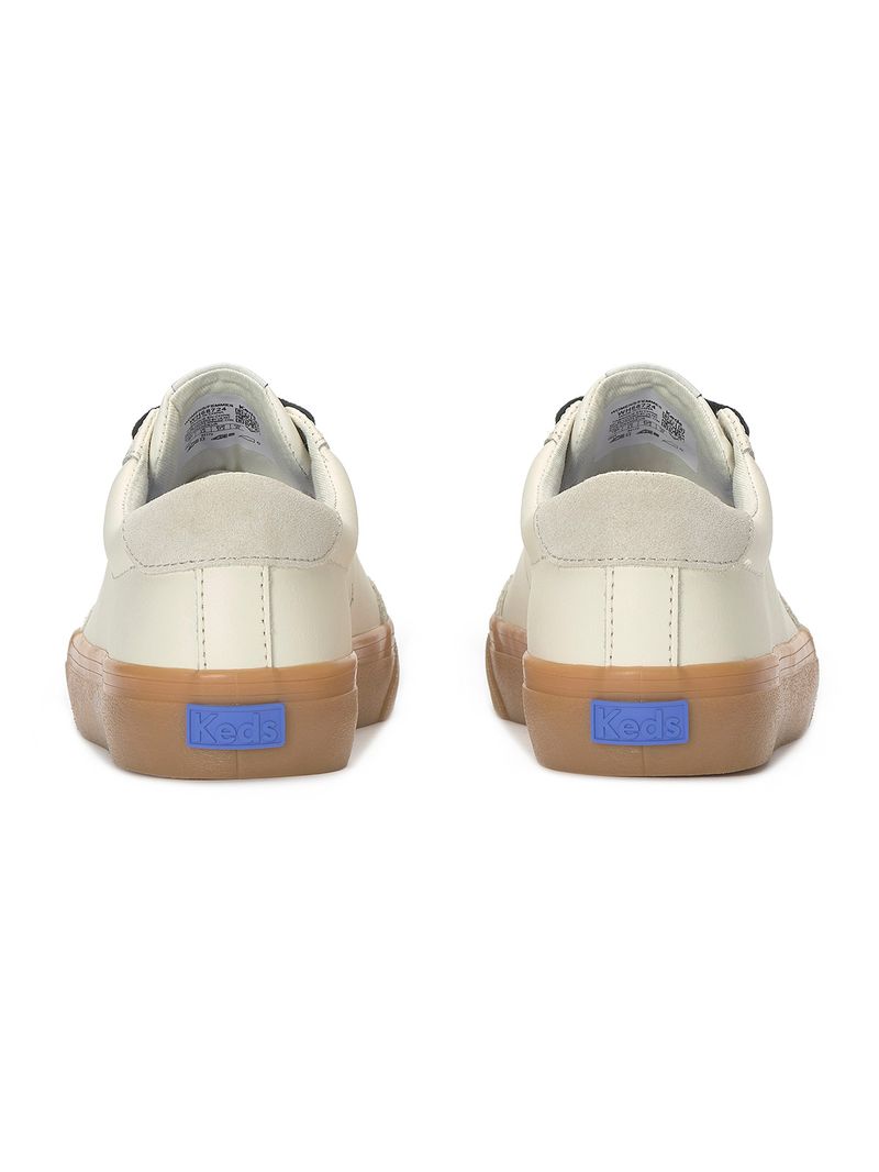 Zapatilla Jump Kick T-Toe Lthr/Gamuza Beige