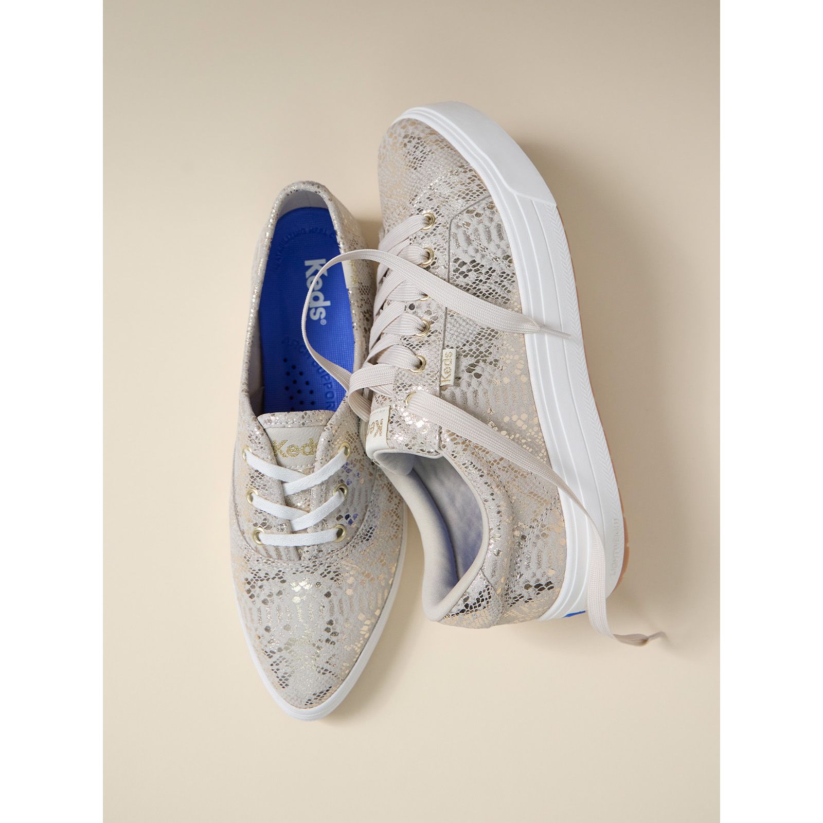 Zapatilla Park Lace Up Dorada