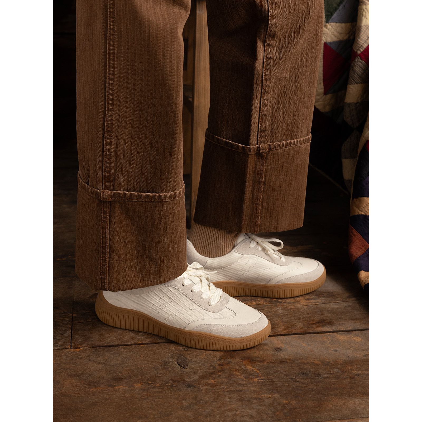 Zapatilla Contest Lace Up Beige