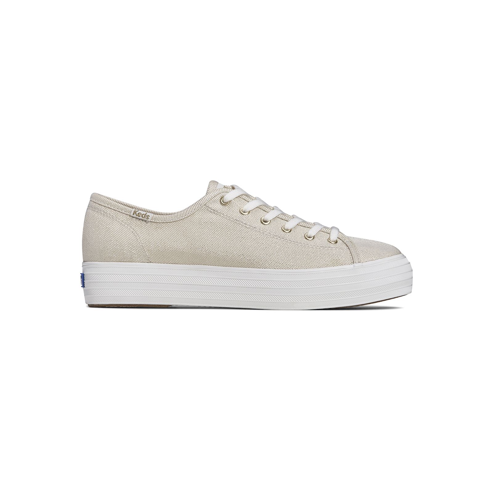Zapatilla Triple Kick Metallic Dorada