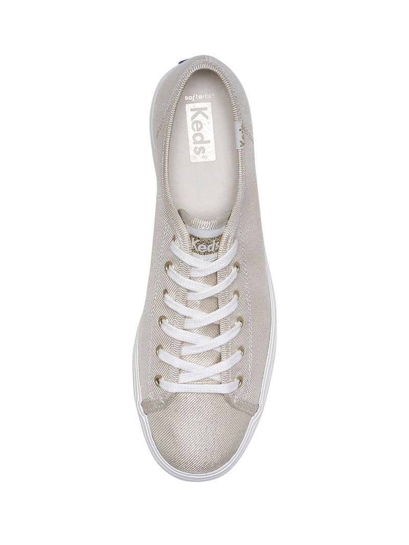 Zapatilla Triple Kick Metallic Dorada